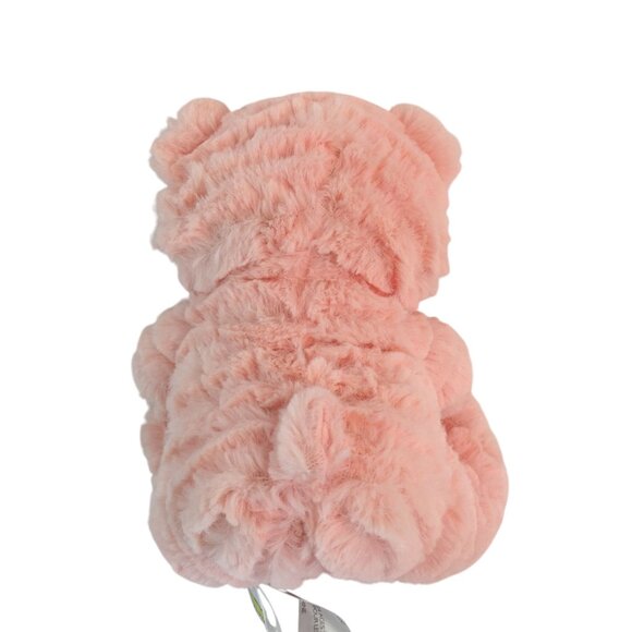 Animal Adventure Pink Teddy Bear 8" Plush Gold You Are My Sunshine Heart - Picture 4 of 9